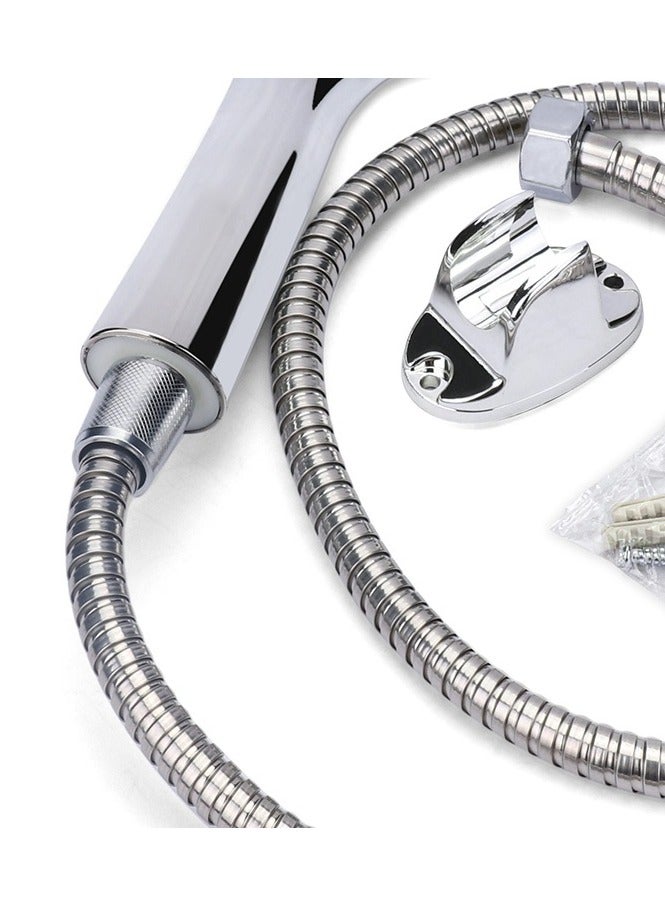 راهالايف Handheld Shower Head Set with Hose and Shower Head Holder - Image 3